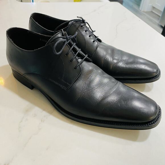 To Boot New York Adam Derrick Dress Shoes Mens Size 10 Black Lace Up Oxford 2853 - Picture 1 of 11
